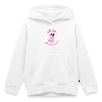 Kindergeburtstag 3 Jahre Mädchen Geschenk - Kinder Premium Organic Hoodie - Weiß - Vorne - AI Model Kid Female (0cm)