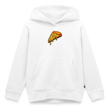 Hawaii Pizza - Ananas SCHINKEN KÄSE - Kinder Premium Organic Hoodie - Weiß - Vorne - AI Model Kid Female (0cm)