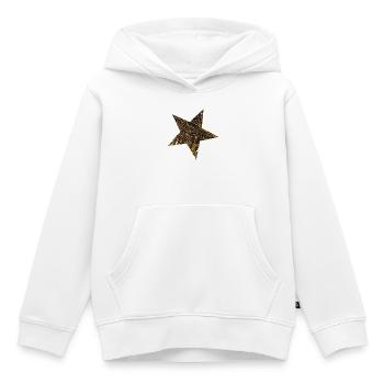 ETOILE. ETOILES. STAR. ETOILES. FÊTE. ANNIVERSAIRE - Sweat Premium à capuche enfant bio - blanc - Devant - AI Model Kid Female (0cm)