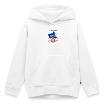 Eure und Lorbeeren - Kinder Premium Organic Hoodie - Weiß - Vorne - AI Model Kid Female (0cm)