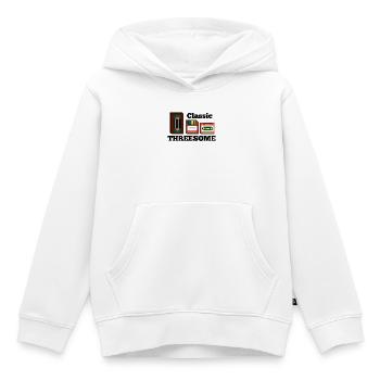 Rétro Old School Analogique - Sweat Premium à capuche enfant bio - blanc - Devant - AI Model Kid Female (0cm)
