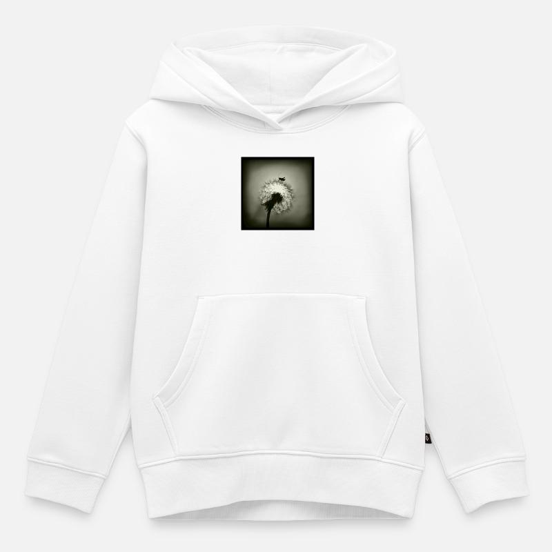Planète minuscule - Sweat Premium à capuche enfant bio - blanc