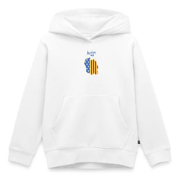 Lozère - Kinder Premium Organic Hoodie - Weiß - Vorne - AI Model Kid Female (0cm)
