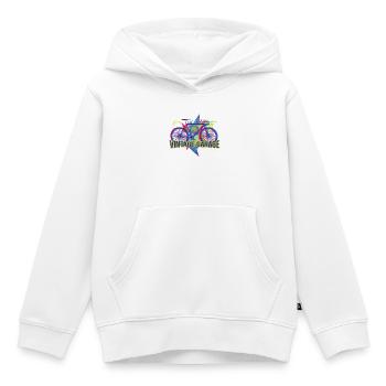 Vintage Garage - Kinder Premium Organic Hoodie - Weiß - Vorne - AI Model Kid Female (0cm)