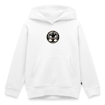 Schach bitte warten Ich denke nach - Kinder Premium Organic Hoodie - Weiß - Vorne - AI Model Kid Female (0cm)