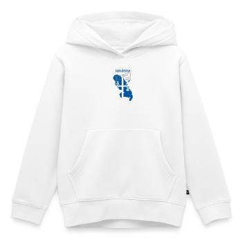 Martinique - Sweat Premium à capuche enfant bio - blanc - Devant - AI Model Kid Female (0cm)