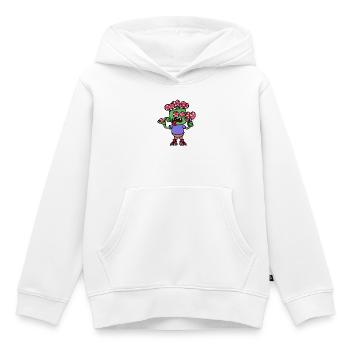 Candy Dent sucrée Sucre délicieux - Sweat Premium à capuche enfant bio - blanc - Devant - AI Model Kid Female (0cm)