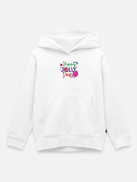 Süßigkeiten Statement Bonbon Naschen Lecker - Kinder Premium Organic Hoodie - Weiß