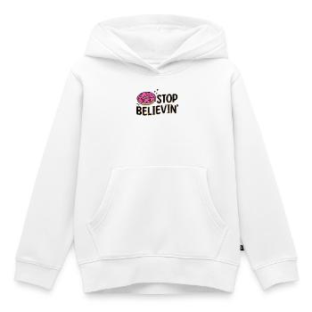 Sweets Snacking Statement Délicieux Beignet - Sweat Premium à capuche enfant bio - blanc - Devant - AI Model Kid Female (0cm)