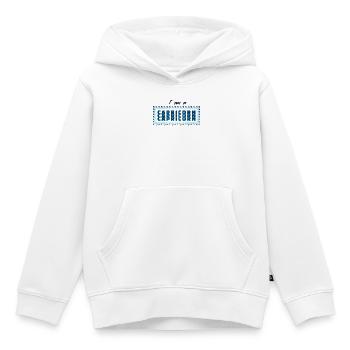 Superstition Astrologie Capricorne Dicton du Zodiaque - Sweat Premium à capuche enfant bio - blanc - Devant - AI Model Kid Female (0cm)