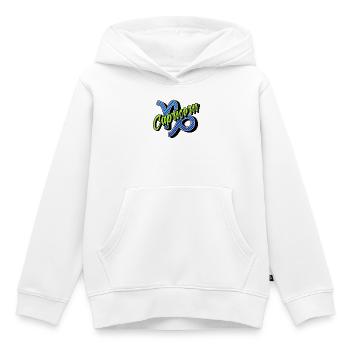 Horoscope Superstition Constellation Capricorne Dicton - Sweat Premium à capuche enfant bio - blanc - Devant - AI Model Kid Female (0cm)