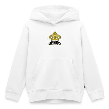 Steinbock Horoskop Spruch Sternzeichen Aberglaube - Kinder Premium Organic Hoodie - Weiß - Vorne - AI Model Kid Female (0cm)