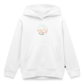 adventure Illustration rund - Kinder Premium Organic Hoodie - Weiß - Vorne - AI Model Kid Female (0cm)