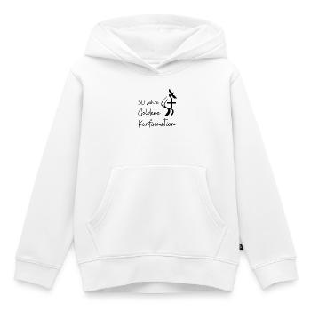Goldene Konfirmation 50 Jahre Jubelkonfirmation - Kinder Premium Organic Hoodie - Weiß - Vorne - AI Model Kid Female (0cm)