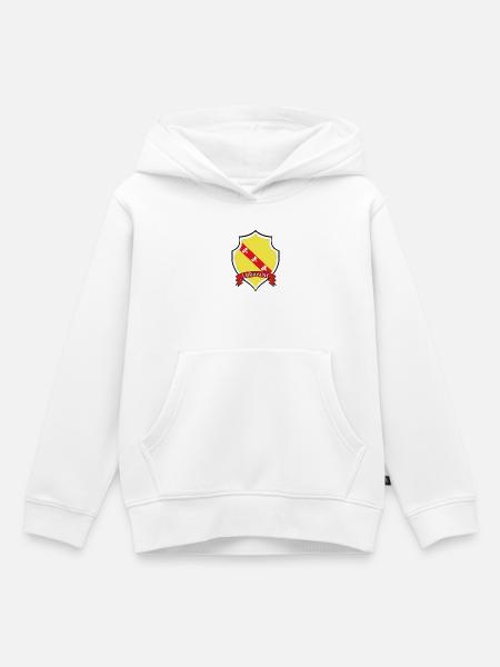Lorraine - Sweat Premium à capuche enfant bio - blanc