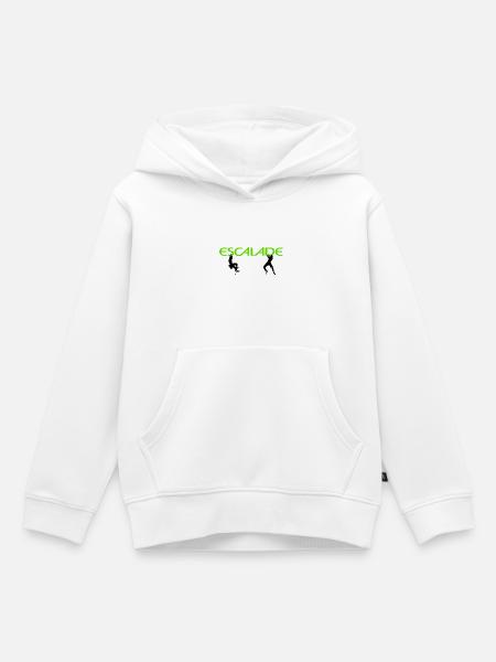Eskalation - Kinder Premium Organic Hoodie - Weiß