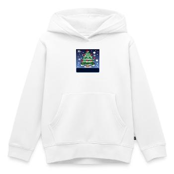 WEIHNACHTEN KLEMPNER SANITÄRANLAGEN PÖMPEL - Kinder Premium Organic Hoodie - Weiß - Vorne - AI Model Kid Female (0cm)