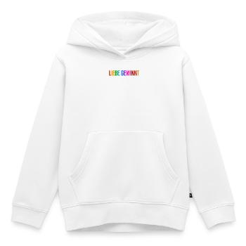 Lgbt Lesbisch Statement Regenbogen Homosexuell - Kinder Premium Organic Hoodie - Weiß - Vorne - AI Model Kid Female (0cm)