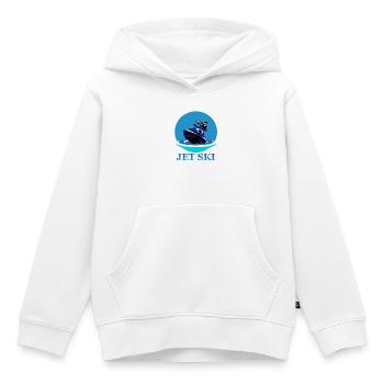 Jetski - Kinder Premium Organic Hoodie - Weiß - Vorne - AI Model Kid Female (0cm)