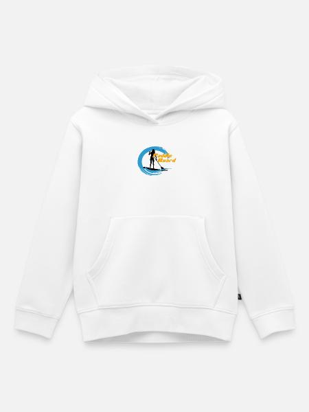 Paddel - Kinder Premium Organic Hoodie - Weiß