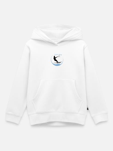 Wasserski - Kinder Premium Organic Hoodie - Weiß
