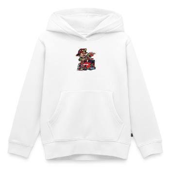 Feuerwehrmann Feuerwehr Feuerwehrauto Lebensretter - Kinder Premium Organic Hoodie - Weiß - Vorne - AI Model Kid Female (0cm)