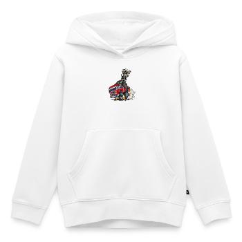 Feuerwehr Brandschutz Feuerwehrauto Lebensretter - Kinder Premium Organic Hoodie - Weiß - Vorne - AI Model Kid Female (0cm)
