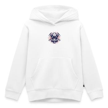 Brandschutz Feuerwehr Feuerwehrhelm Lebensretter - Kinder Premium Organic Hoodie - Weiß - Vorne - AI Model Kid Female (0cm)