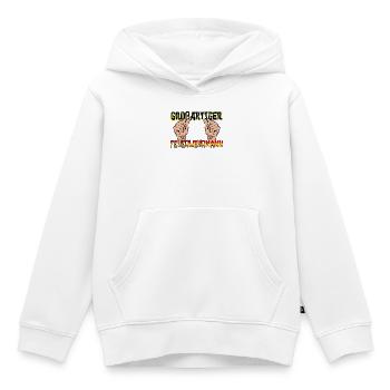 Lebensretter Feuerwehr Statement Feuerwehrmann - Kinder Premium Organic Hoodie - Weiß - Vorne - AI Model Kid Female (0cm)