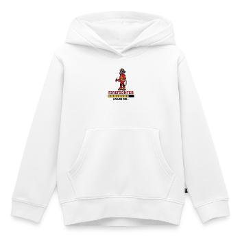 Déclaration de tuyau d’incendie de la brigade des pompiers Lifesaver - Sweat Premium à capuche enfant bio - blanc - Devant - AI Model Kid Female (0cm)