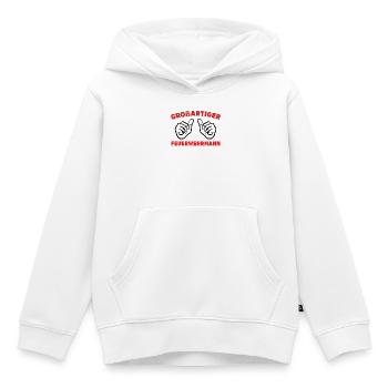 Feuerwehrmann Statement Feuerwehr Lebensretter - Kinder Premium Organic Hoodie - Weiß - Vorne - AI Model Kid Female (0cm)