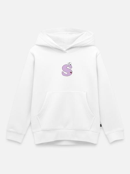 S - Kinder Premium Organic Hoodie - Weiß