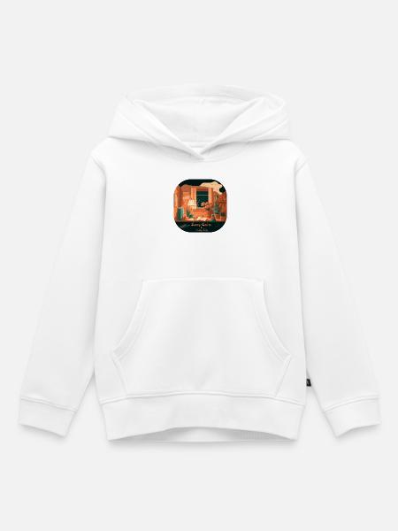Keep Calm - Kinder Premium Organic Hoodie - Weiß