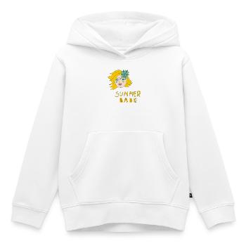 summer babe - Kinder Premium Organic Hoodie - Weiß - Vorne - AI Model Kid Female (0cm)