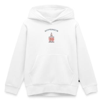 Heppenheim Bergstraße, Historisches Rathaus - Kinder Premium Organic Hoodie - Weiß - Vorne - AI Model Kid Female (0cm)