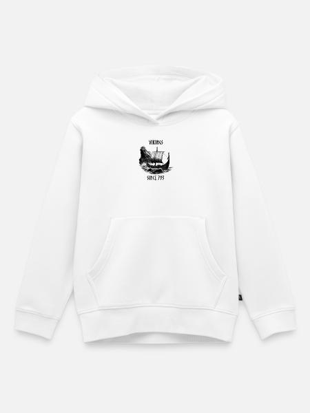Vikings since 793 - Kinder Premium Organic Hoodie - Weiß