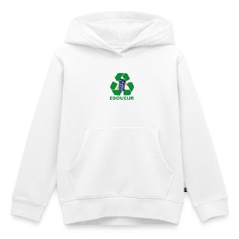 Müllmann - Kinder Premium Organic Hoodie - Weiß - Vorne - AI Model Kid Female (0cm)