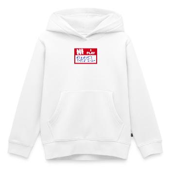 Padel Spieler Statement Schmetterball Sportart - Kinder Premium Organic Hoodie - Weiß - Vorne - AI Model Kid Female (0cm)
