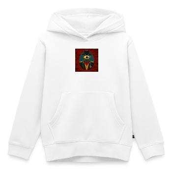 Conspiracy 02 - Kids Premium Organic Hoodie - white - Front - AI Model Kid Female (0cm)