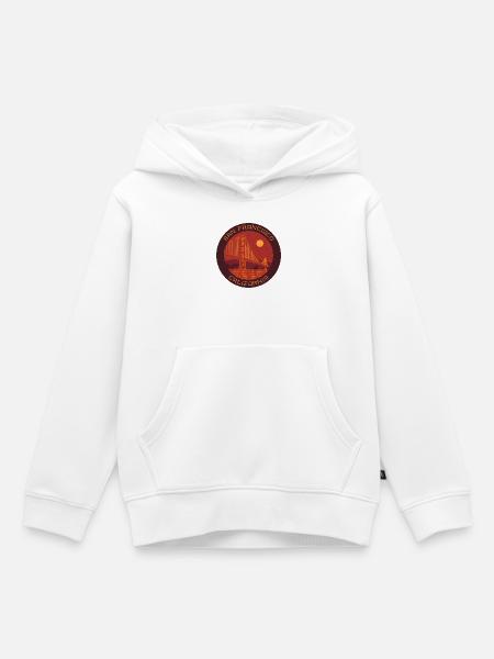 San Francisco | Golden Gate Bridge - Kids Premium Organic Hoodie - white