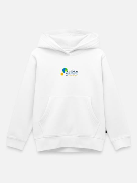 Reiseführer - Kinder Premium Organic Hoodie - Weiß