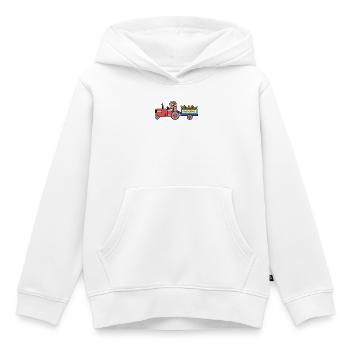 Landleben Traktor Nutzfahrzeug Kraftfahrzeug - Kinder Premium Organic Hoodie - Weiß - Vorne - AI Model Kid Female (0cm)