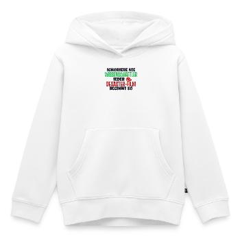Filme Statement Movies Kino Film Schauen Serien - Kinder Premium Organic Hoodie - Weiß - Vorne - AI Model Kid Female (0cm)