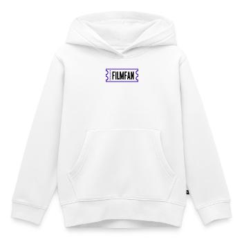 Filme Movies Statement Binge Watching Kino Cineast - Kinder Premium Organic Hoodie - Weiß - Vorne - AI Model Kid Female (0cm)