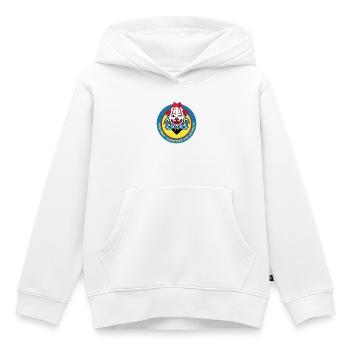 Clown Design - Kinder Premium Organic Hoodie - Weiß - Vorne - AI Model Kid Female (0cm)