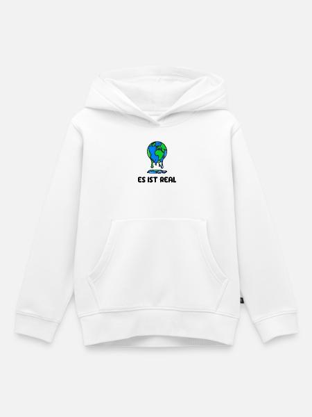 Umwelt Mutter Erde Natur Statement Naturschutz - Kinder Premium Organic Hoodie - Weiß