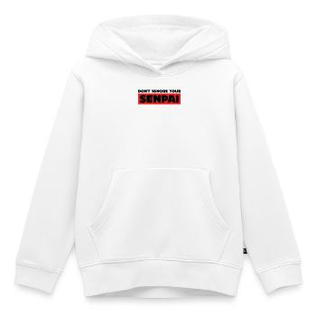 Anime Senpai Manga Statement Animation Mangastyle - Kinder Premium Organic Hoodie - Weiß - Vorne - AI Model Kid Female (0cm)