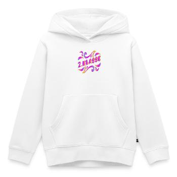 2. Klasse Grundschule - ZWEITKLÄSSLERIN - Kinder Premium Organic Hoodie - Weiß - Vorne - AI Model Kid Female (0cm)