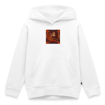 Sagittaire - Sweat Premium à capuche enfant bio - blanc - Devant - AI Model Kid Female (0cm)