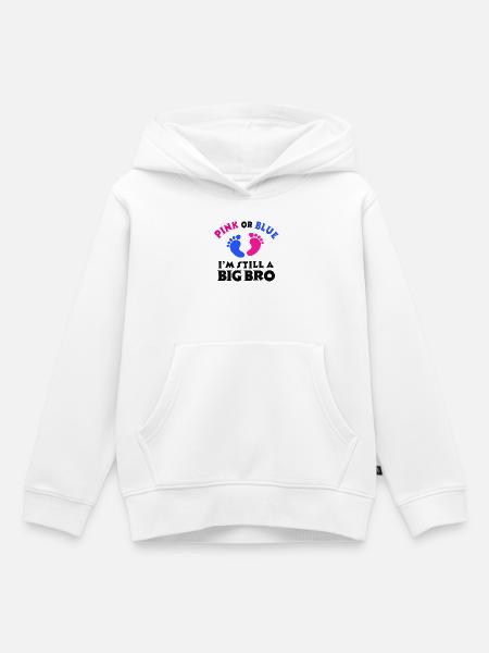 Stolzer Großer Bruder Geschwisterliebe Statement - Kinder Premium Organic Hoodie - Weiß